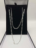 Silver New Figaro Chain. Hallmarked 925- 12.5 Grams - with box