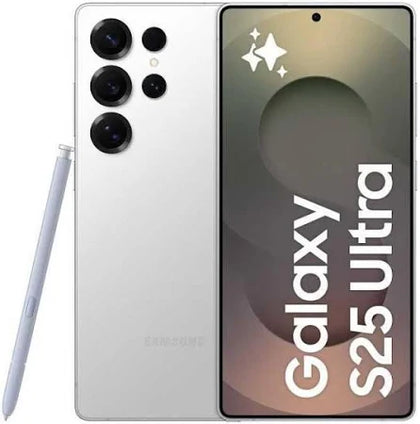 Samsung Galaxy S25 Ultra Handset 256GB Titanium WhiteSilver ( 100% Battery Health, 88 Cycle Count ) ** Boxed **