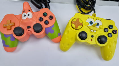 Spongebob square pants rare ps2 controllers - nickelodeon