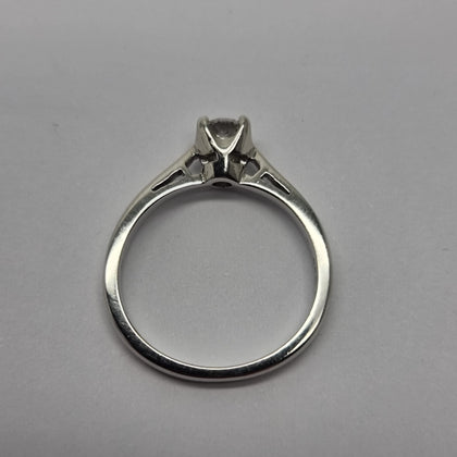 0.35ct Diamond Solitaire Platinum Ring - Size I - Assay Value £1950.