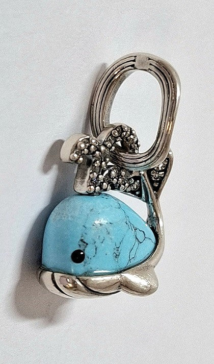 Pandora Turquoise Whale Dangle Charm