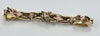 9ct Gold Woven link Bracelet 2 Tone 7.5"