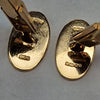 MASONIC 9CT GOLD CUFF LINKS PRESTON STORE