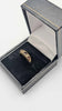 Vintage 9ct Yellow Gold Garnet & CZ Ring – Size Q – 2.22 Grams – Classic Gemstone Design