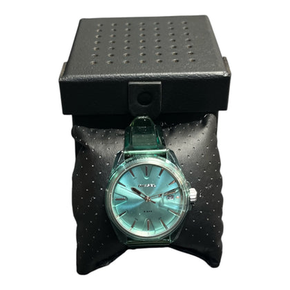 Diesel MS9 Three Hand Green Transparent Watch