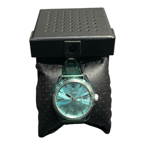 Diesel MS9 Three Hand Green Transparent Watch