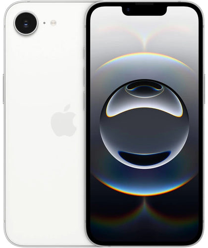Apple iPhone 16e 256GB White - Unlocked *96% Battery Health*