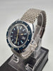 Timex Marlin 1970s Calendar Dive Watch – Manual Wind – Blue Dial – Steel Bracelet – Original Box