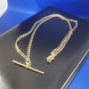 9K Gold Necklace (375 Hallmarked & Tested) Weight: 4.4 Grams, 18" Approx Length-- Box Included
