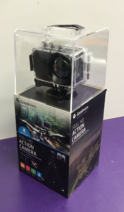 **SEALED** GOODMANS 1080p Full HD Waterproof Action Camera.