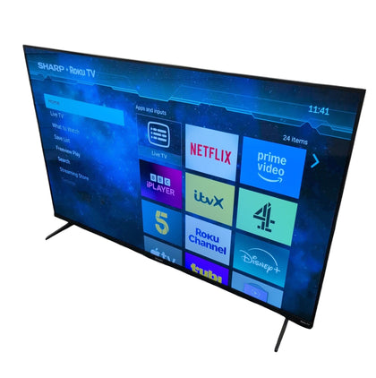 Sharp 50HJ4225K i50-inch 4K Ultra HD Smart Roku TV 