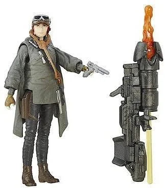 Star Wars Rogue One Sergeant Jyn Erso (EADU) 9cm Figure with Gun Accessory.