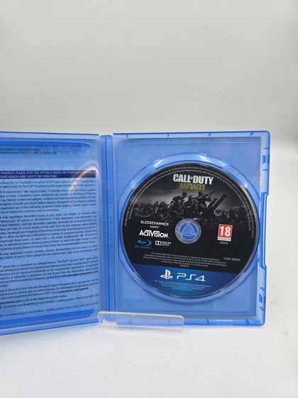 Call of Duty ww2 play station 4 game