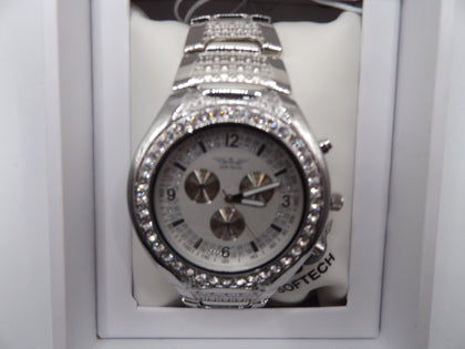 Softech Unisex Sliver watch