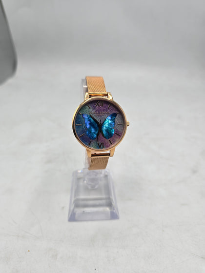 olivia burton butterfly watch