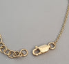 18ct Gold Diamond/Blue Sapphire Tennis Bracelet