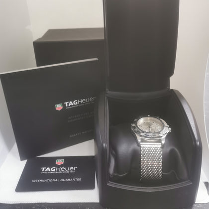 TAG HEUER 2000 Exclusive WN111C-0 Date Silver Dial Quartz Men's Watch - Boxed with Spare Strap, Manual & Warranty Card (ORIGINAL RECEIPT)