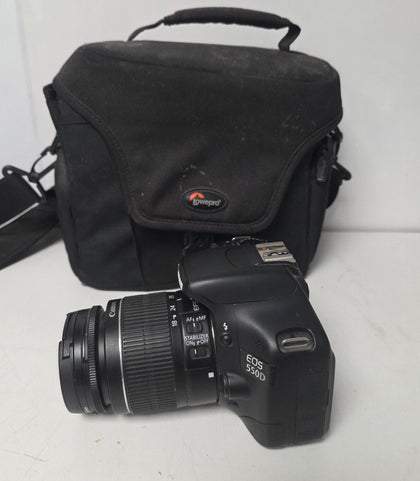Canon EOS 550D 18MP Digital Camera + 18-55mm Lens