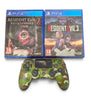 Playstation 4 500gb Console with Controller and Games - Unboxed