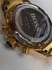 GOLD HUGO BOSS WATCH BOXED WITH EXTRA LINKS PRESTON STORE