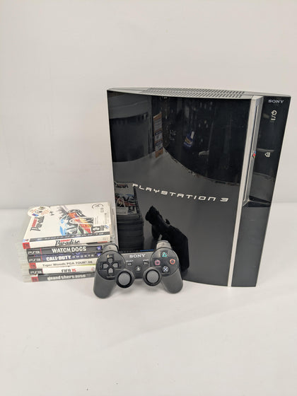Playstation 3 Console, 80GB,6 Game Package
