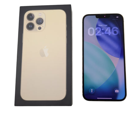 Apple iPhone 13 Pro Max 5G 128GB 84% Battery Health Unlocked Gold