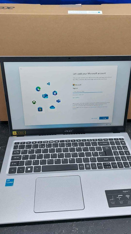Acer Aspire 3 A315-58 15.6 Inch Laptop - (Intel Core i3-1115G4, 8GB, 256GB SSD, Full HD Display, Windows 11, Silver).