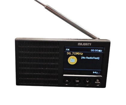 Majority Eddington Portable DAB+/FM Smart Bluetooth Radio - Black**Boxed** COLLECTION ONLY