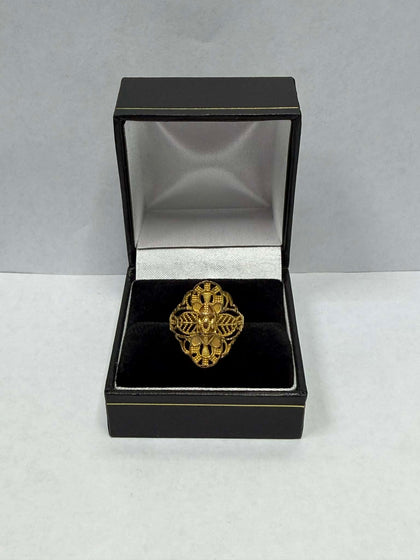 21ct Gold Fancy Ring (Size P), 2.08g