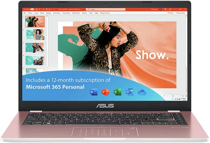 ASUS Vivobook Go 14 Intel Celeron N N4500 Laptop Peakcock blue