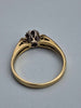 Vintage 18ct Yellow Gold CZ Solitaire Engagement Ring - Size O - 3.39 Grams