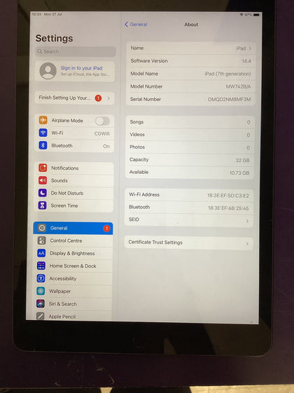 iPad 7th Generation