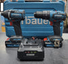 Erbauer 18V 2 x 2.0Ah Li-Ion EXT Brushless Cordless Combi Drill & Impact Driver Twin Pack
