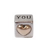 Pandora I Love You charm with 14k Gold Heart