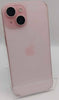 Apple iphone 15 128GB pink Unlocked ( Cracked back and Scratched screen 86% Battery Health )