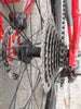 TREK marlin 7 orange+Red 18" Frame 27" Wheel 20 speed BACK WHEEL SLIGHT BUCKLE***** COLLECTION ONLY*****