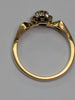 22ct Gold Diamond Ring - Size J 1/2