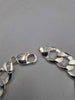 925 Sterling Silver 3 In 1 Figaro Bracelet - 15mm Wide - 9" Long - 32.6 Grams **BRAND NEW**