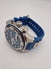 Invicta S1 rally Chronograph quartz mens blue watch with rubber strap.
