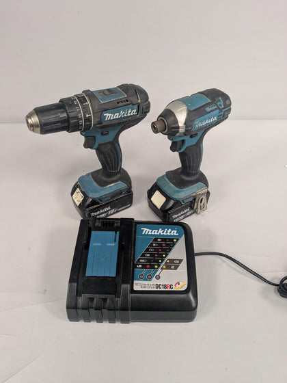 Makita Drill & Impact Driver Set DHP482/DTD152