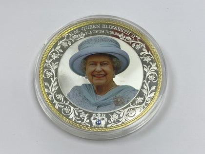 2021 Proof Ltd Ed Queen Elizabeth II Platinum Jubilee 3” medallion
