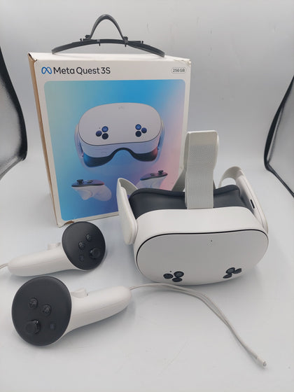 Meta Quest 3S VR Headset (With Controllers) - 256GB, Boxed with Charger & Controllers