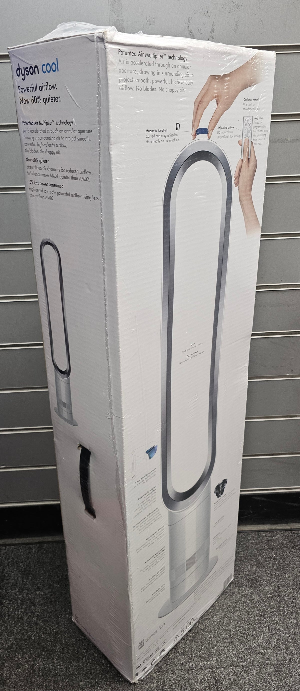 Dyson Cool™ AM07 tower fan (White/Silver) | Cash Generator