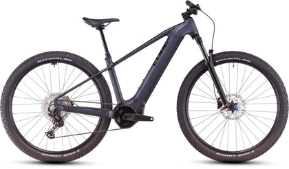 2025 Cube Reaction Hybrid Electric Mountain Bike - Metallic Grey Medium Frame / 29