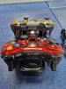 X360 Official Two Wireless Pads Chrome Red + Chrome Gold + venom charger with cable and battery packs