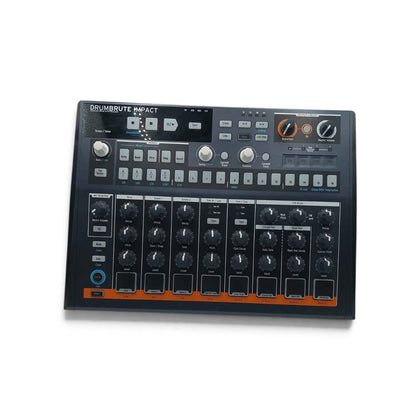 Arturia drumbrute Impact Analog drum michen unboxed blue/orange