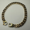 9ct Yellow Gold Flat Cage Bracelet 8"