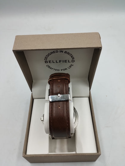 BELLFIELD BEL59C MENS WATCH LEATHER STRAP
