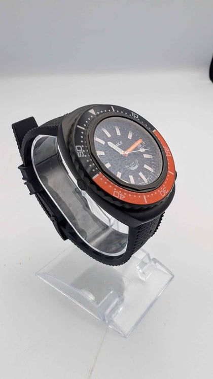 **DEAL** Squale 2002A Black Dial 1000M Automatic Dive Watch – Unboxed With Rubber Strap