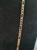 9ct Yellow Gold Figaro Chain - 20 inches. - 7.6g